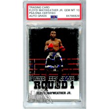 Floyd Mayweather Jr 2010 Sport Kings Ringside Black Round 1 Autograph Card #17 PSA/DNA 10