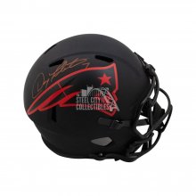 Doug Flutie Autographed New England Patriots Eclipse Replica Full-Size Football Helmet - BAS COA