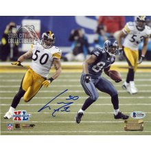 Larry Foote Autographed Pittsburgh Steelers 8x10 Photo - BAS COA