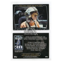 2007 Topps Star Wars 30th Anniversary Promo Card #P2 Luke Skywalker
