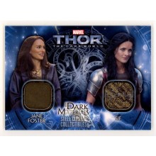 Jane Foster/Sif 2013 Upper Deck Marvel Dark Materials Dual Relic Card #DMD-9