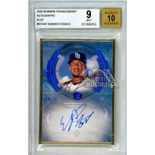Wander Franco 2020 Bowman Transcendent Autograph Rookie Card Blue 04/10 BGS 9