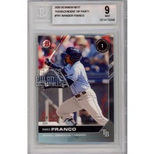 Wander Franco 2020 Bowman Next VIP Prospect Card #TR-1 1/100 BGS 9 Mint