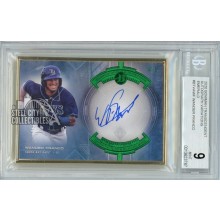 Wander Franco 2020 Bowman Transcendent Autograph Rookie Card 4/5 Emerald BGS 9
