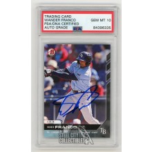 Wander Franco 2020 Bowman Next Autographed Card - PSA/DNA 10
