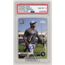Wander Franco 2020 Bowman Next Prospect Pool Autographed Card #PP-11 - PSA/DNA 10