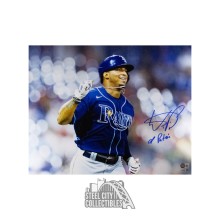 Wander Franco El Patron Autographed Tampa Bay Rays 16x20 Photo - BAS COA