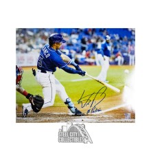 Wander Franco El Patron Autographed Tampa Bay Rays 16x20 Photo - BAS COA (Batting)