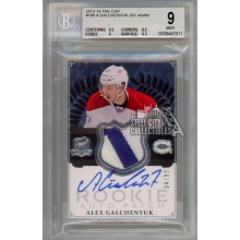 Alex Galchenyuk 2013-14 Upper Deck The Cup Autograph Rookie Patch Card #188 04/99 BGS 9