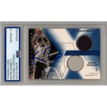 Kevin Garnett 2001-02 Upper Deck Autograph Jersey Card #KG2 PSA/DNA 10