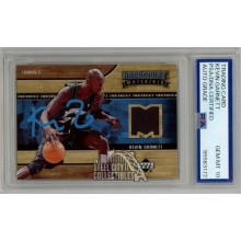 Kevin Garnett 2006-07 UD Hardcourt Autograph Jersey Card #HMKG PSA/DNA 10 (Blue)