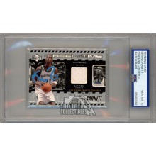 Kevin Garnett 2002-03 Upper Deck Reel Time Autograph Jersey Card #KGJ PSA/DNA 10