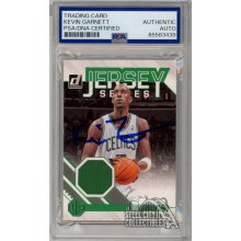 Kevin Garnett 2020-21 Panini Donruss Autograph Jersey Card #JS-KGN PSA/DNA
