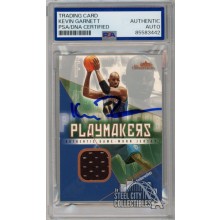 Kevin Garnett 2004-05 Fleer Showcase Autograph Jersey Card #PM-KG PSA/DNA