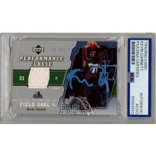 Kevin Garnett 2005-06 Upper Deck Autograph Jersey Card #PCJ-KG3 PSA/DNA (Blue)