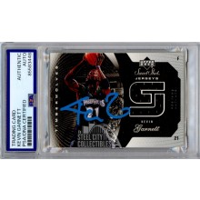 Kevin Garnett 2005-06 UD Sweetspot Autograph Jersey Card #SSJ-KG PSA/DNA (Blue)