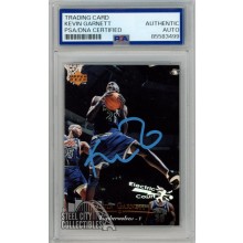 Kevin Garnett 1995-96 UD Electric Court Autograph Rookie RC #273 PSA/DNA (Blue)