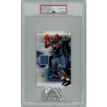 Kevin Garnett 2000-01 Upper Deck Oversize Autograph Jersey Card /500 PSA/DNA 10 (Blue)