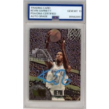 Kevin Garnett 1995-96 Fleer Metal Autograph Rookie #167 PSA/DNA 10 (New Blue)