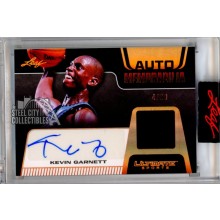 Kevin Garnett 2021 Leaf Ultimate Sports Autograph Patch Card #AM-KG1 4/20