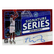 Kevin Garnett 2020-21 Panini Optic Signature Series Red Autograph Card #SS-KGA
