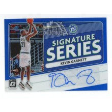 Kevin Garnett 2020-21 Panini Optic Blue Signature Autograph Card #SS-KGA 24/25