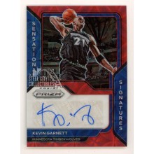 Kevin Garnett 2020-21 Panini Prizm Sensational Choice Autograph Card #SS-KGA
