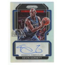 Kevin Garnett 2021-22 Panini Prizm Silver Autograph Card #SG-KGN