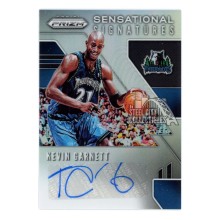 Kevin Garnett 2019-20 Panini Prizm Silver Autograph Card #SS-KGN