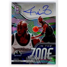 Kevin Garnett 2020-21 Panini Spectra In The Zone Marble Autograph Card 4/5