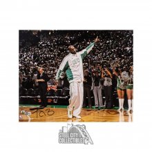Kevin Garnett Autographed Boston Celtics 16x20 Photo - BAS (Horizontal)