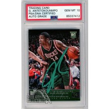 Giannis Antetokounmpo 2013-14 Panini Autograph Rookie Card #194 PSA/DNA 10 (Green)