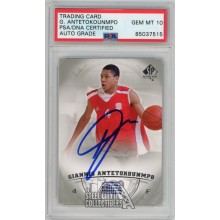 Giannis Antetokounmpo 2013-14 SP Authentic Rookie Autograph Card #36 - PSA/DNA 10