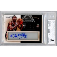 Giannis Antetokounmpo 2013-14 Timeless Treasures Auto Rookie Jersey #129 BGS 8