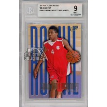 Giannis Antetokounmpo 2013-14 Upper Deck Fleer Retro Rookie Card #208 BGS 9 Mint