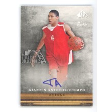 Giannis Antetokounmpo 2013-14 Upper Deck SP Authentic Autograph Rookie Card CC46