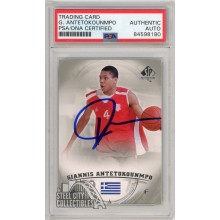 Giannis Antetokounmpo 2013-14 SP Authentic Rookie Autograph Card #36 PSA/DNA