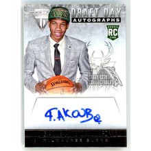 Giannis Antetokounmpo 2013-14 Panini Titanium Autograph Rookie Card #17