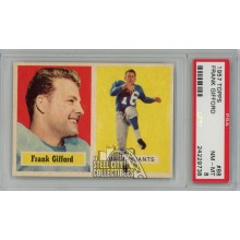 Frank Gifford 1957 Topps Card #88 PSA 8 NM-MT