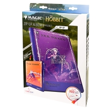 Gamegenic Magic The Gathering Hobbit Zip Up 18 Pocket Binder - Gollum, Riddle Master/The Lonely Mountain