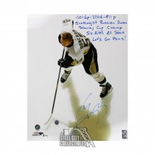 Sergei Gonchar Autographed Pittsburgh Penguins 16x20 Photo - BAS COA (5 Inscriptions)