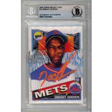 Dwight "Doc" Gooden 2020 Topps Project 2020 Autograph Card #12 BAS 10 (Orange)