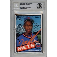 Dwight Gooden 2020 Topps Project 2020 Autograph Card #26 BAS 10 (Orange)