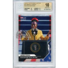 Amanda Gorman 2021 Topps Now Presidential Election Card #20 BGS 10 Pristine