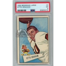 Otto Graham 1952 Bowman Large Card #2 PSA 5 EX