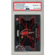 Jalen Green 2021-22 Panini Prizm Variation Autograph Rookie Card #306 PSA/DNA 10 (Red)