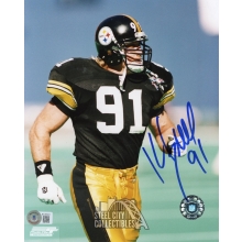 Kevin Greene Autographed Pittsburgh Steelers 8x10 Photo - BAS (Blue Ink)