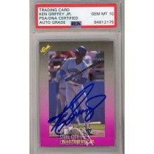Ken Griffey Jr 1989 Classic Travel Autograph Rookie Card #193 PSA/DNA 10