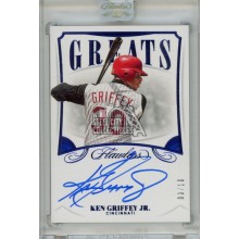 Ken Griffey Jr 2020 Panini Flawless Greats Autograph Card #GA-KG 03/10