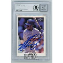 Ken Griffey Jr 1990 Leaf Autographed Card #245 - BAS 10